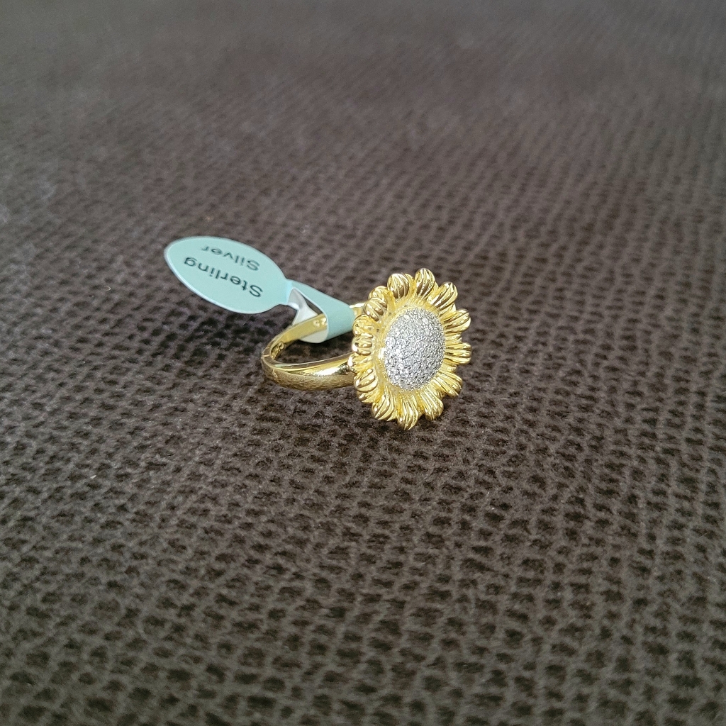 Cote D'argent Sunflower Ring